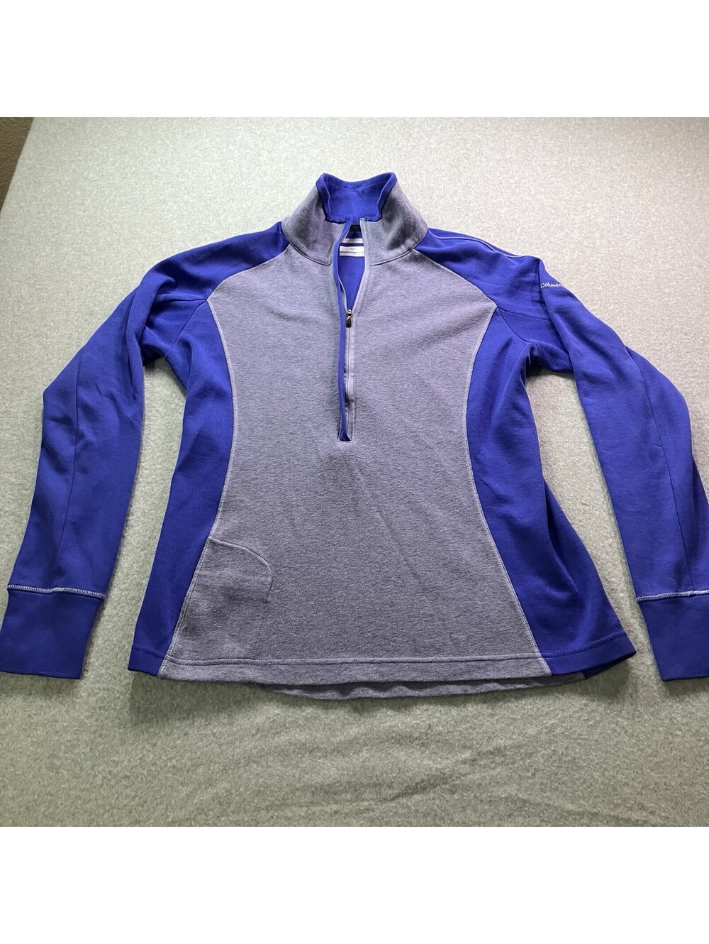 Columbia Womens Omni-Wick Large 1/2 Zip Pullover Long Sleeve Activewear